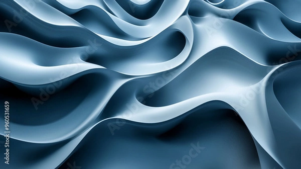 Obraz 3d absract wave background 