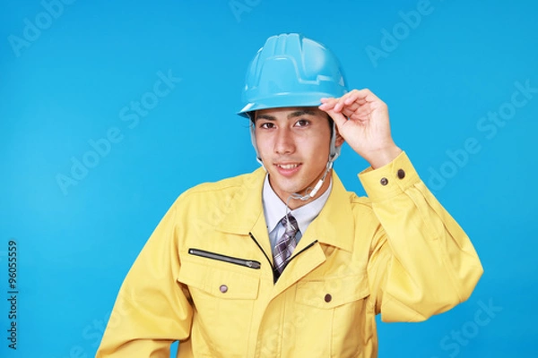 Fototapeta 笑顔の労働者