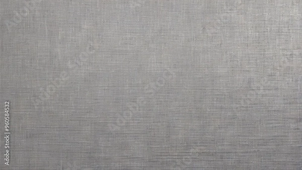 Fototapeta silver canvas with texture as background.