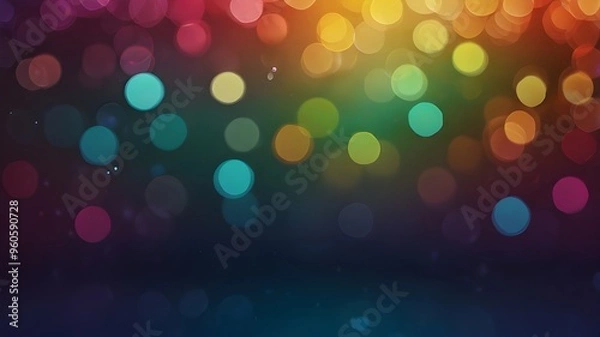 Fototapeta abstract background with bokeh
