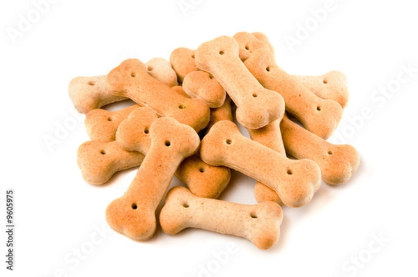 Fototapeta Group of dog biscuits