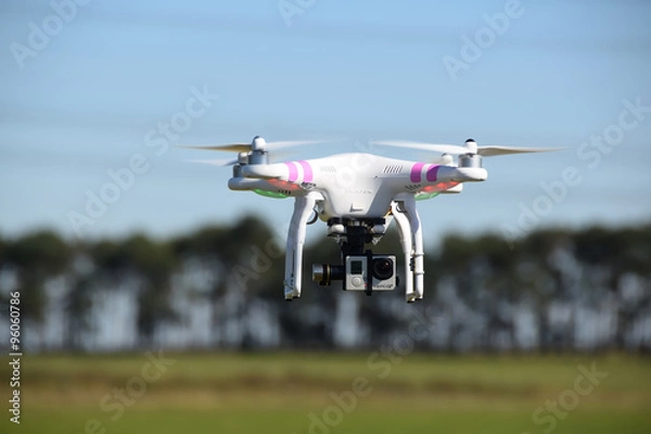 Fototapeta Flug einer Drohne