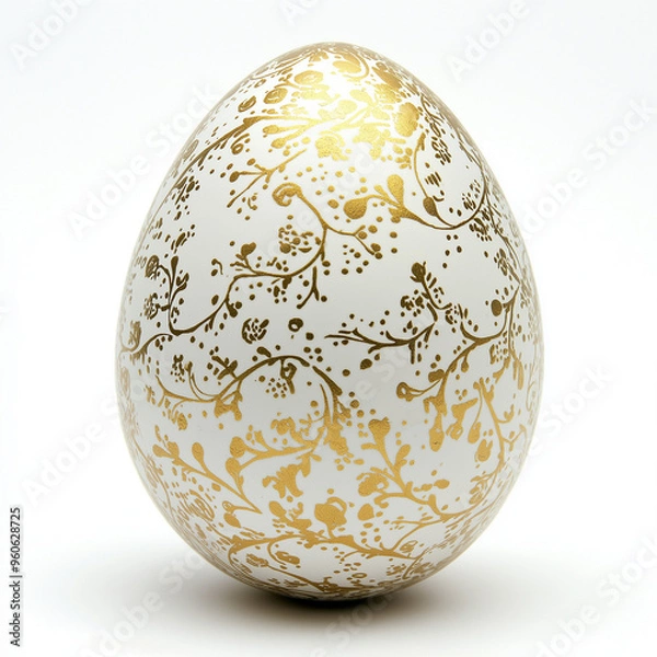 Obraz the eggs with gold texture 