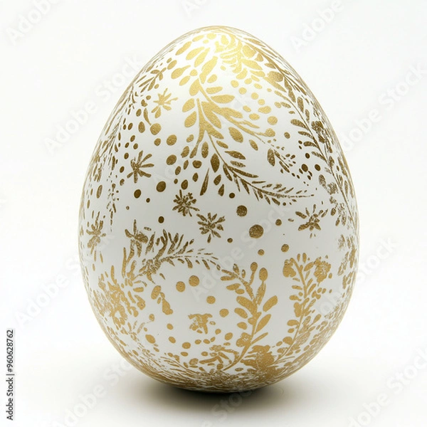 Obraz the eggs with gold texture 