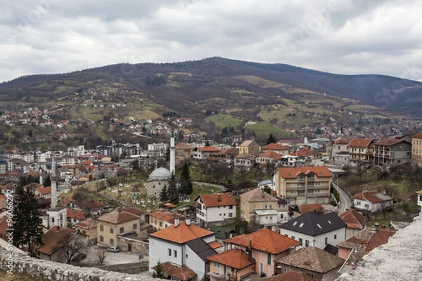 Fototapeta Medieval fortified building in Travnik 16
