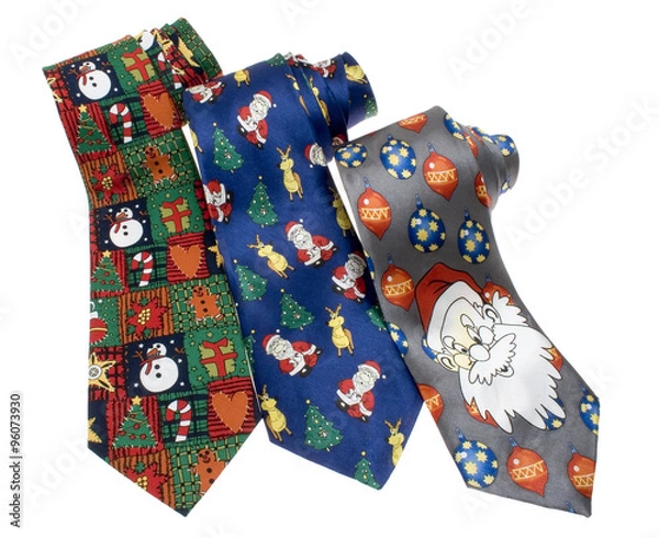 Obraz Weihnachtskrawatten