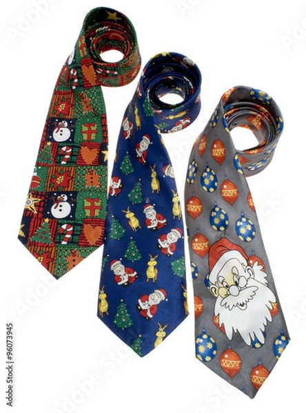Obraz Weihnachtskrawatten