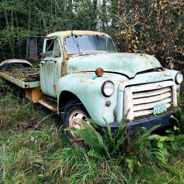 Obraz old rusty truck