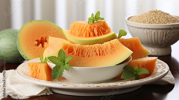 Obraz 3d food photo generative ai