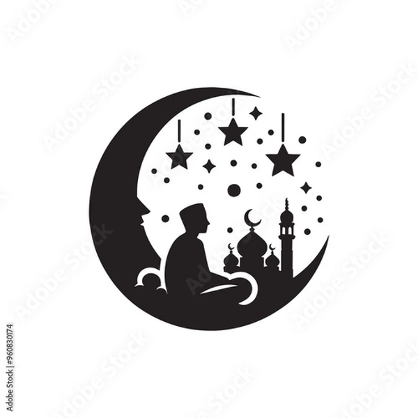 Fototapeta Vector ramadan month