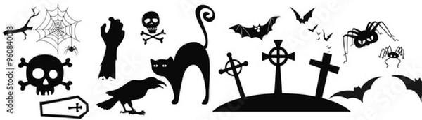 Fototapeta Halloween isolate 