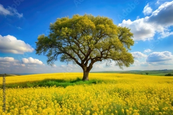 Fototapeta * Theme: mustard, seed, tree, Israel