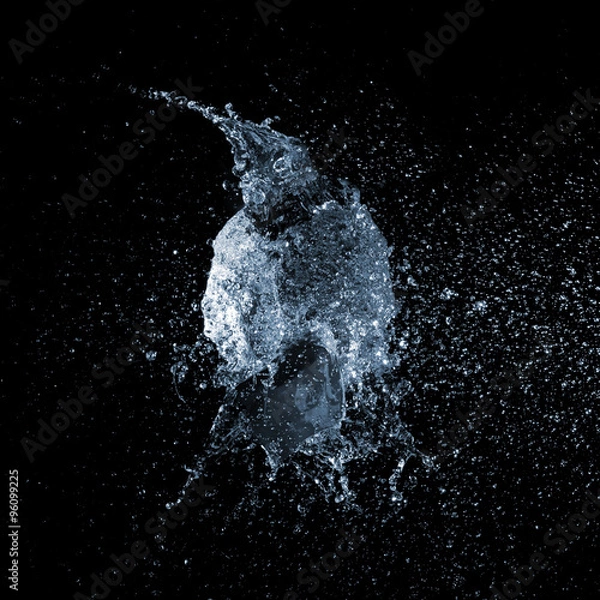 Obraz silver water balloon