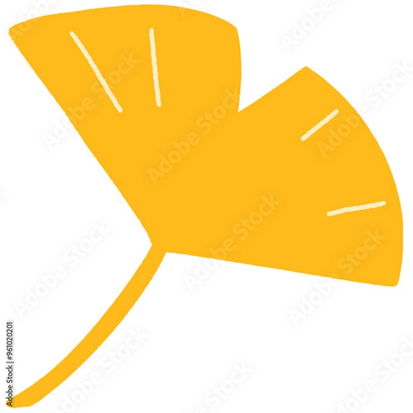 Obraz 가을 나뭇잎 가을이미지 장식요소 은행나무 은행나뭇잎