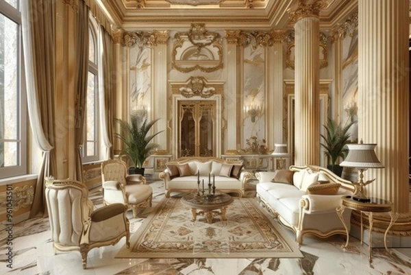 Obraz Classical Longue Interior