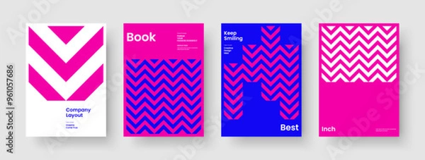 Fototapeta Abstract Flyer Template. Geometric Banner Design. Isolated Book Cover Layout. Background. Business Presentation. Report. Poster. Brochure. Advertising. Magazine. Notebook. Catalog. Journal