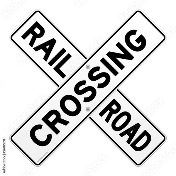 Obraz Railroad Traffic Sign