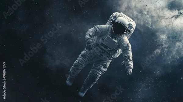 Fototapeta Astronaut Floating in Space