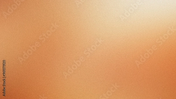 Obraz A soft gradient peach-toned abstract background, transitioning between light and dark shades with a smooth texture.
