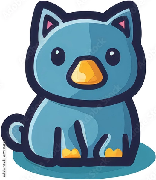 Obraz Dog cartoon element illustration png
