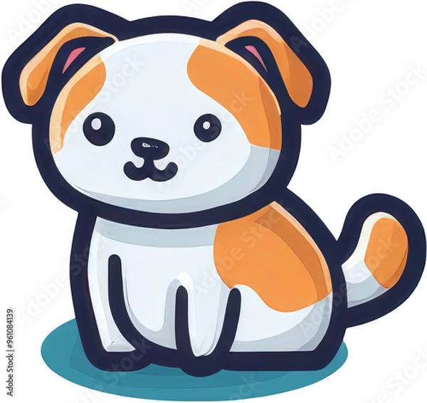 Obraz Dog cartoon element illustration png
