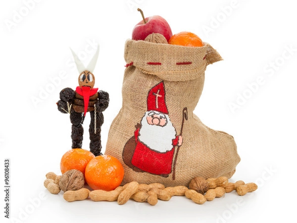Obraz Nikolaus und Krampus