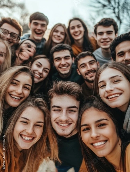 Obraz Friendly Group Selfie