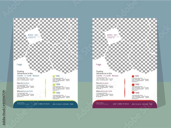 Obraz Creative Travel Flyer Design