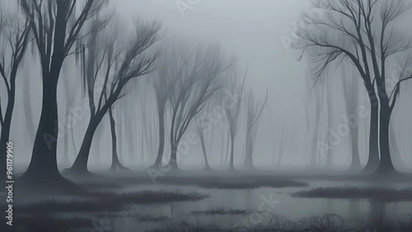 Fototapeta Halloween background design. Ai generated 