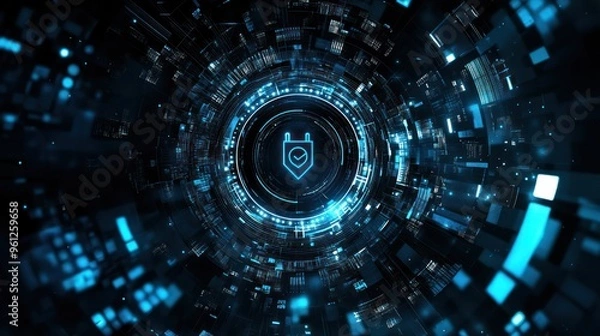 Obraz Digital Security Shield