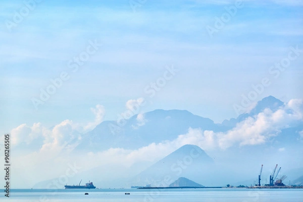 Obraz boats in the sea