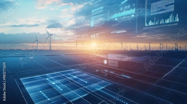 Obraz Sustainable Energy and Technology: A Vision of a Green Future