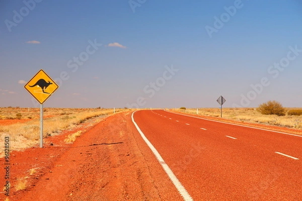 Obraz Australian road sign on the highway
