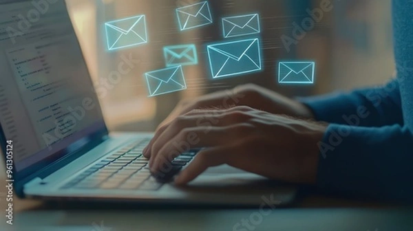 Obraz Email Communication