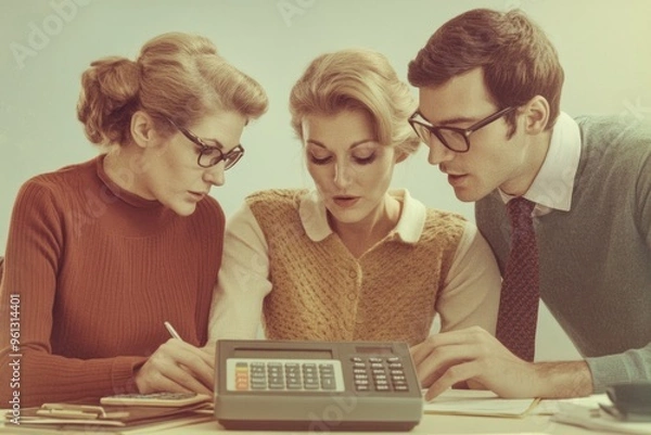 Obraz Retro Office Scene