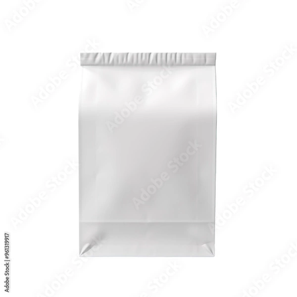 Fototapeta Blank product packaging isolated on transparent and white background