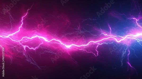 Fototapeta Abstract Lightning Bolt