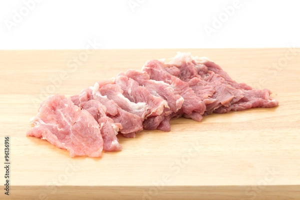 Fototapeta slice pork