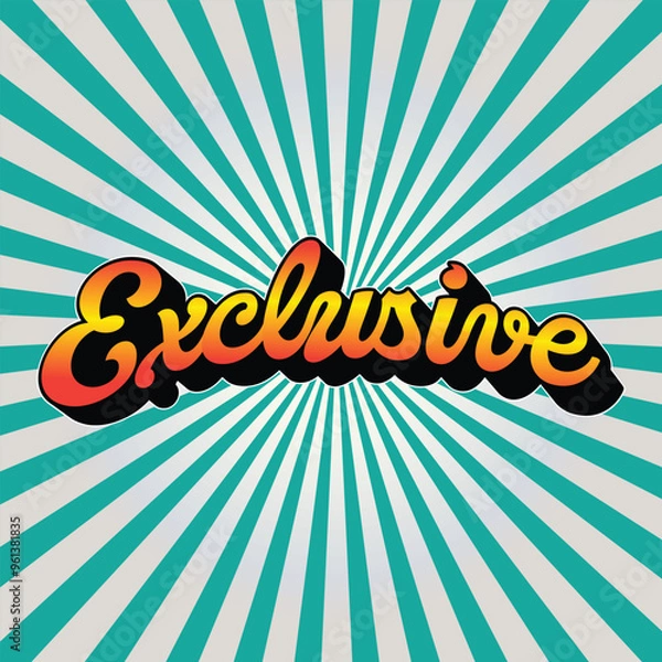 Obraz 3D editable text effect template, vintage retro typography, lettering, calligraphy, signature, retro vintage logo, sticker, and t shirt design for personal and corporate purposes