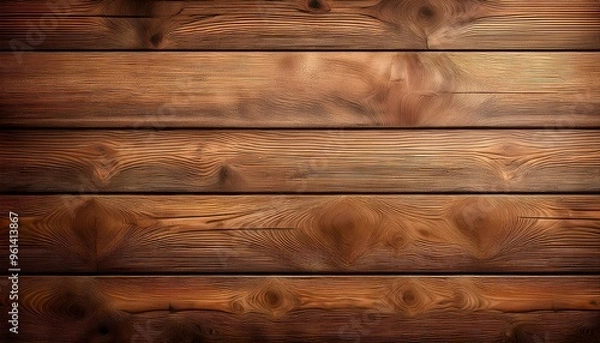 Fototapeta tileable wood texture with a brown and wood wall in the background