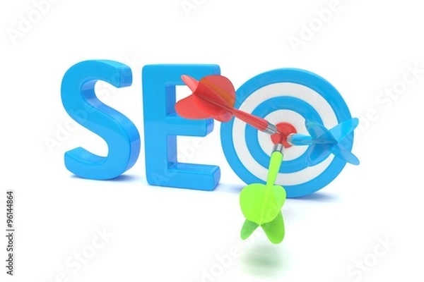 Fototapeta SEO concept. 3D illustration.