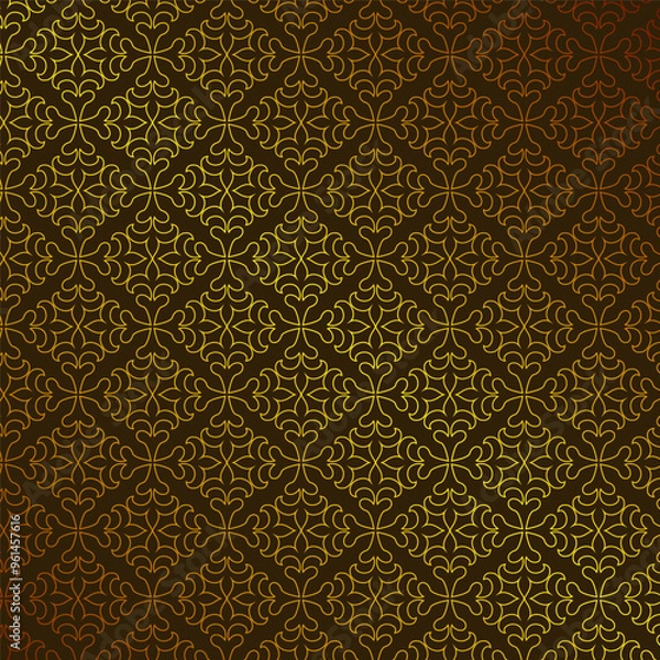Obraz Elegant gold pattern background design