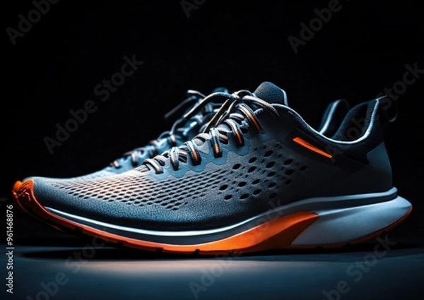 Obraz Grey and Orange Running Shoes