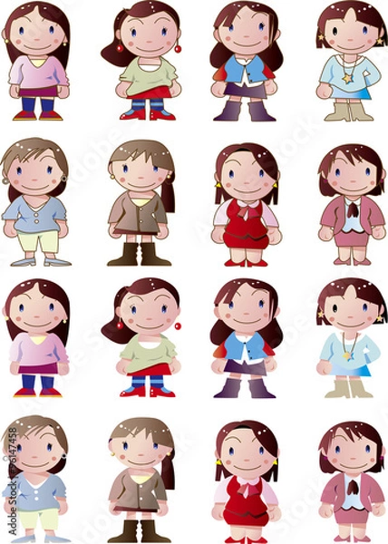 Fototapeta 女性のアバター