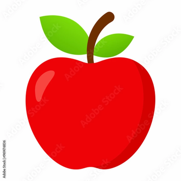 Fototapeta Apple vector design on a white background