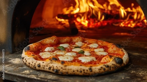 Obraz Pizza in the Oven