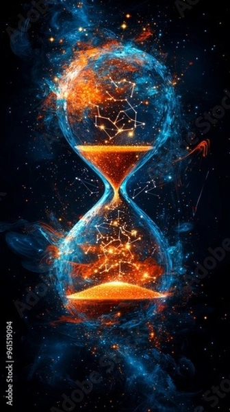 Fototapeta Celestial Flow, Hourglass