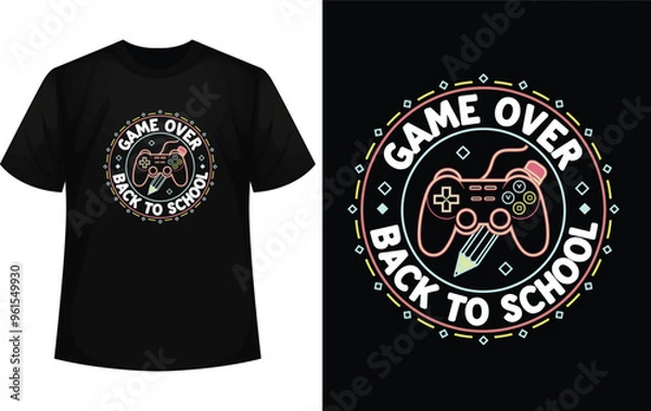 Obraz Back to school t shitr design