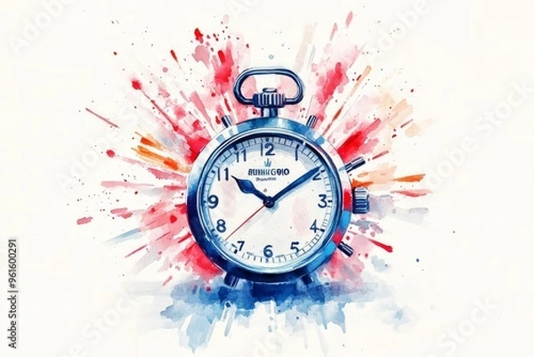 Fototapeta Temporal Echoes, Stopwatch