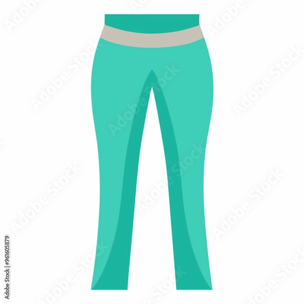 Obraz Yoga pants on a white background